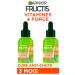 Garnier Fructis Hair Loss Serum - Vegan Silicone-Free Vitamin C & Biotin 3-Month Supply (125ml x 2) for Fragile Damaged Hair - International Shipping Available - Buy Online on GoSupps.com