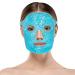 ACWOO Cooling Face Mask Gel Beads Face & Eye Mask for Puffy Face and Eyes Reusable Hot Cold Therapy Gel Face Mask for Migraine Relief Headache Dark Circles Dry Eyes Swollen Eyes Sinus Pain C Blue