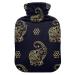 Hot water bottles with cover elephant hot water bag for pain relief headaches hot pack 2 liters