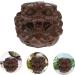 Magiclulu 3-St Wenwan Handle Automotive Art | Retro Wooden Animal Carvings | Unique Desk Decoration & Joyful Ornaments - Buy Online on GoSupps.com