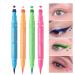  G n rique Liquid Eyeliner Pens Eye Makeup Pen | Funny Double Headed Smudge Proof Gift Pen 4 Colors | Eyeliner Pencil Stamp for Girlfriend Wife Daughter Lover - Buy Online on GoSupps.com