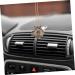 Zerodeko Refillable Car Air Freshener - Essential Oil Aroma Pendant DIY Car Hanging Decor & Diffuser Brass Spherical Design for Aromatherapy - Buy Online on GoSupps.com