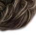 Tess Hair Part Dutt Brown Mix Hair Tie Thick Wavy Updos for International Shipping - Buy Online on GoSupps.com