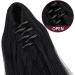 18" Long Claw Ponytail Extensions One Piece Mini Claw/Jaw Clip in on Curly Wavy Ponytail Hair Extension Hairpieces 18 inch-Curly Dark Black (Mini Claw) - Buy Online on GoSupps.com