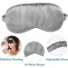 Comfortable Silk Sleep Mask - 4 Pcs Satin Eye Covers for Travel & Meditation | Blackout Blindfolds with Elastic Straps - Buy Online on GoSupps.com