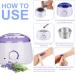 Professional Wax Warmer Kit - Hair Removal with 4 Wax Beans & 20 Spatulas | At-Home Waxing for Eyebrows Face Armpits Bikini & Legs - Buy Online on GoSupps.com