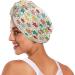 Buy Colorful Graffiti Star Pattern Dry Hair Cap | 2-Piece Quick Drying Towel Set with Button Headband | Super Absorbent & Comfortable - Buy Online on GoSupps.com
