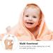Organic Silicone Baby Teething Toy Bracelet Set - Healifty Beaded Rings & Wooden Shapes x2 - Beige 8x8cm - Buy Online on GoSupps.com