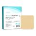 MedVance TM Silicone - Silicone Adhesive Foam Absorbent Dressing, 4"x4", Box of 5 dressings 5 Count (Pack of 1)