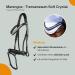 Marengos Soft Crystal Bridle for Horses & Ponies | Anatomically Shaped English Leather Bridle & Accessories in Black - Buy Online on GoSupps.com