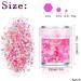 12 Colors Glitter Set | Fluorescent & Holographic Sequins for Festival Decor Crafting & Nail Art - 96g Total - Buy Online on GoSupps.com