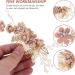 Garneck Rhinestone Wedding Hair Pins - 3Pcs Bridal Hair Clips for Women - Pink Floral Hair Accessories - Buy Online on GoSupps.com