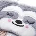 2 Pack Cute Cartoon Bradypod Sleep Masks for Girls - Soft Plush Blindfold for Women, Perfect for Travel, Nap, and Night Sleeping - Buy Online on GoSupps.com