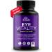 HerbaMe Eye Vitality, Eye Vitamins Supplement with Lutein, Bilberry, Beta Carotene, L-Taurine, Zinc and Quercetin, 90 Capsules, Supports Vision, Ocular and Macular Health, Helps Eyes Filter Blue Light