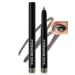 Cream Eyeshadow Stick Eyeliner Multi-Use Brightener Eyeshadow Pencil Waterproof Long Lasting Eye Shadow Stick Grey Matte & Shimmer Finish Smooth Crease-proof Buildable Eyeshadow with Sharpener-06#