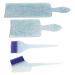 Kit de Planche de Coloration de Cheveux Kit de Planche de Mise en vidence de Cheveux de Blanchiment Polyvalent Professionnel pour Salon (BLUE)