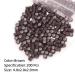 200Pcs 4mm Silicone Lined Micro Ring Beads for Hair Extensions - Brown | 5 Color Options Available - Buy Online on GoSupps.com