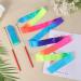 KINBOM 2pcs Dance Ribbons - 2m Gymnastics Ribbon Twirling Streamers for Kids - Rainbow Ribbon Dancer Wand Included - Buy Online on GoSupps.com