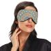 Haskirky Light Blocking Eye Mask - Adjustable Unisex Travel Mask for Deep Sleep and Meditation - Mandala Pattern - Buy Online on GoSupps.com