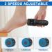 Electric Callus Remover - Rechargeable Foot File with 3 Speeds & Replaceable Grinding Heads | Professional Pedicure Tool (Black - Buy Online on GoSupps.com