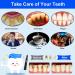 Rechargeable Dental Plaque & Tartar Remover with LED Light - 3 Modes, 4 Heads, Dental Mirror - Safe for Adults & Kids - Buy Online on GoSupps.com