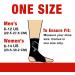 ACE Brand Adjustable Compression Ankle Support - Moderate Support for Weak, Sore, or Injured Joints - One Size Fits Most - Buy Online on GoSupps.com
