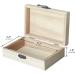 8 Pack 6x4x2 Inch Unfinished Wooden Boxes for Crafts - Small Keepsake, Wood Jewelry, Treasure Chest - Buy Online on GoSupps.com
