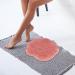  purateur de silicone - Pad permanent des pieds purateur de douche | Exfoliant de peau morte avec une rondelle non gliss e adapt e aux hommes femmes massage fett et tampon de puliz Rose - Buy Online on GoSupps.com