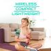 Pro 1000 Wireless Tens Unit - Portable Electric Muscle Stimulator for Pain Relief | Deep Tissue EMS Therapy Device - Mini Tens Massager for Back Neck Shoulder Leg Arm (2 Pads - Buy Online on GoSupps.com