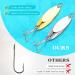 30 Pieces Fishing Spoons Lures  Treble Hooks Fishing Spoons Hard Metal Spoon Lures Spoons for Huge Distance Cast Saltwater Freshwater Fishing in 1/5 oz 1/4 oz 3/8 oz 1/2 oz 3/4 oz Gold Silver - Buy Online on GoSupps.com