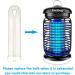 Endbug Bug Zapper Outdoor with LED Light 4200V Mosquito Zapper Outdoor IPX5 Waterproof Electric Bug Zapper 2-in-1 Fly Zapper Fly Trap Indoor Outdoor for Patio Garden Backyard Home Plug in - Buy Online on GoSupps.com