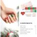 NAILOG Semi Cured Gel Nail Strips Glossy & Long Lasting Soft Gel Finish (20 Extra Long Nail Stickers) | Nail Wraps Festive Fir - Buy Online on GoSupps.com