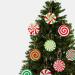 Alipis 32pcs Christmas Hanging Candy Christmas Tree Ornaments Lollipop Pendants - Buy Online on GoSupps.com
