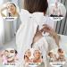 ZhongShuang Cream Colour Hair Bow Cream Colour White Big Hair Bows for Women Solid Color Bow Hair Clips with Long Ribbon French Barrette Clip Soft Satin Silky Hair Bows Cute Gifts for Women Girls - Buy Online on GoSupps.com