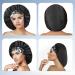 Silk Satin Bonnet Set for Women - 3 Pack Hair Caps for Sleep and Natural Hair Protection - Buy Online on GoSupps.com