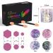 SAIFTRAD Nail Glitter - 8 Jars Holographic Mermaid Hexagon Sequins for Nail Art & DIY - Blue Green Pink Purple - Buy Online on GoSupps.com