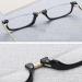 SFIVE 2.0 Moon Foldable Reading Glasses - Fashion HD Presbyopia Glasses for Men & Women | Anti-Blue Schildpatt - Size +3.0 Black - Buy Online on GoSupps.com