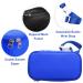 Beautyflier Portable Nebulizer Carrying Case - Thicken Asthma Inhaler Holder for Adults and Kids - Blue Travel Bag for Inhaler Masks - Buy Online on GoSupps.com