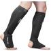 Meister MMA Elastic Cloth Shin & Instep Padded Guards - Black (S/M) - Buy Online on GoSupps.com