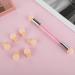 Nail Art Ombre Sponge Brush Applicator with 8 Washable Replacement Sponge Heads - Pink - Buy Online on GoSupps.com