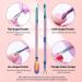 Melodysusie 4-in-1 Acrylic Nail Clippers Set - Stainless Steel Nail Tip Cutter, Cuticle Trimmer & More | Rainbow Purple Nail Art Kit - Buy Online on GoSupps.com