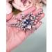 BERYUAN Women Sapphire Crystal Blue Flower Headpiece Leaf Pearl Hair Vine Comb Gold Wedding Hair Accessory Gift for Her Party Headpiece for Bride Bridesmaid Girls (Gold) - Buy Online on GoSupps.com