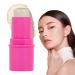 Highlighter Makeup Stick - Face Makeup Stick For Easy Application - Long-Lasting Creamy Makeup Stick For Face And Cheeks Blush For Women Girls Hersil 05#
