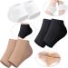 3 Pairs Gel Heel Protectors Padded Heel Socks Heel Support for Plantar Fasciitis Silicone Moisturizing Socks Ventilate Gel Socks for Open Toe Care Skin Cracked Heel Men Women - Buy Online on GoSupps.com