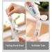 Perzsi Travel Toothbrush with Built-in Toothpaste Case - Folding Handle, Soft Bristles, White - Buy Online on GoSupps.com