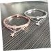 Mobestech 3pcs Moon Bracelet Star Cuff Bracelet Rose Gold Bracelet Women Bracelets Crystal Pendants Star Hand Jewelry Crystal Bracelets Sun Retro Chain Bracelet Gem Miss Silver Bracelet Rose Goldx3pcs 19.5*1.2cmx3pcs - Buy Online on GoSupps.com