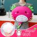 Dragon Fruit Cow Plush Pillow - Round Stuffed Animal Cushion for Kids, Room Decoration & Gifts - Buy Online on GoSupps.com