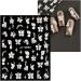 JMEOWIO 6 Sheets 3D Flower Butterfly Nail Art Stickers - Self-Adhesive 5D White Floral Decals for Spring Nail Design - International Shipping Available - Buy Online on GoSupps.com