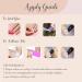 BABALAL Pink Chrome Square Press on Nails - Medium Fake Acrylic Squoval Nails for Women and Girls | BBFNB03 - Buy Online on GoSupps.com