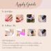 Buy BABALAL Almond Press on Nails - Medium Blue Green Acrylic Stiletto Nails with Cute Cat Flower Design - 24Pcs Handmade Glue on False Nails - Buy Online on GoSupps.com